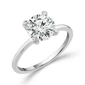 Diamond Solitaire Ring 2 ct tw 14k Yellow Gold