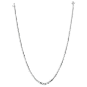 Diamond Necklace 8 ct tw 14k White Gold