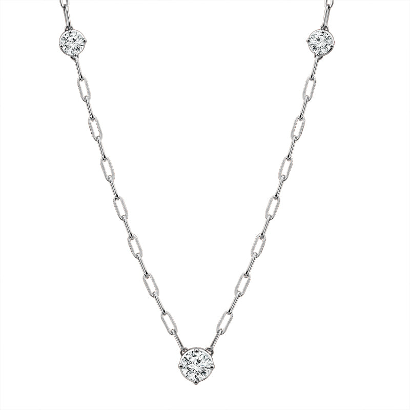 Diamond Fashion Necklace 2 ct tw 14k Yellow Gold