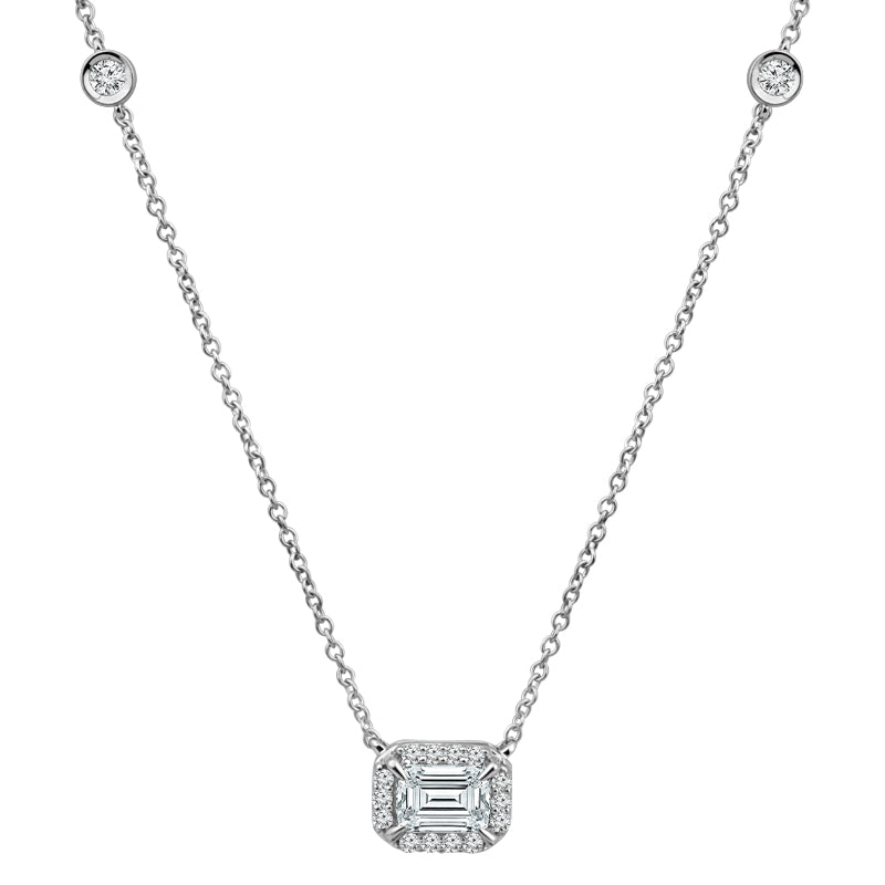 Diamond Fashion Necklace 1 ct tw 14k White Gold