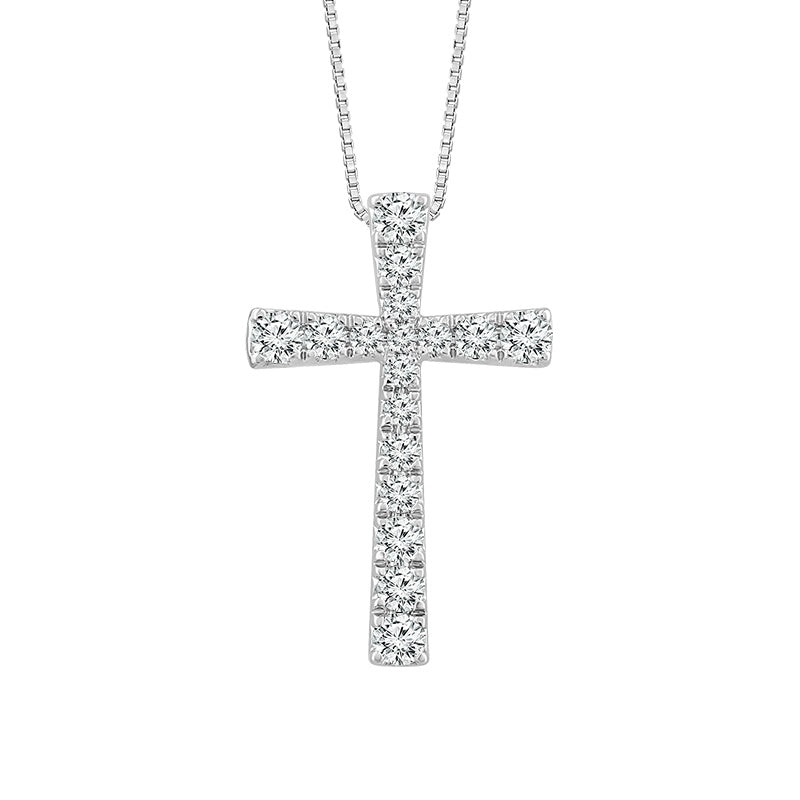 Diamond Fashion Pendant 1.00 ct tw 14k White Gold