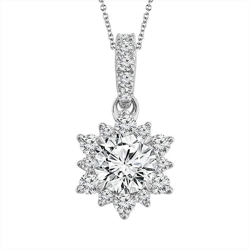 Diamond Fashion Pendant 0.75 ct tw 14k White Gold