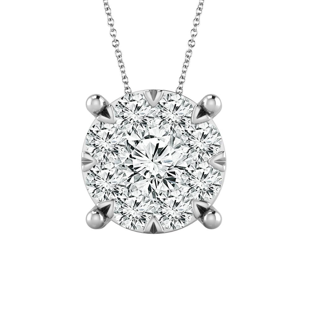 Diamond Fashion Pendant 1 ct tw 14k White Gold