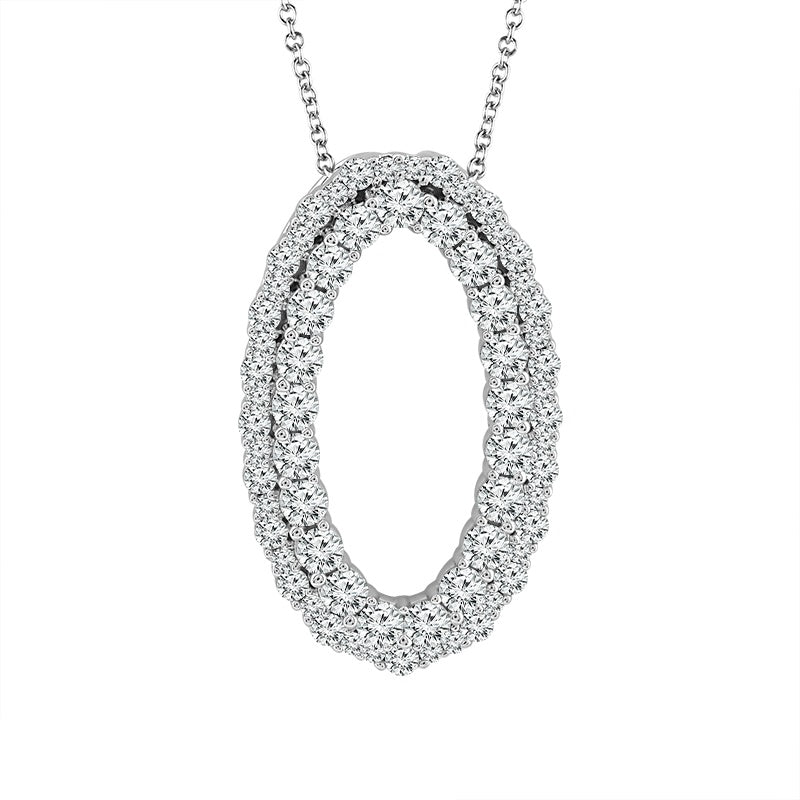 Diamond Fashion Pendant 1.50 ct tw 14k White Gold