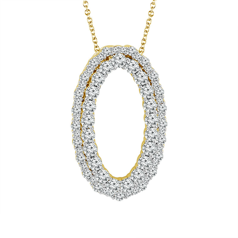 Diamond Fashion Pendant 1.50 ct tw 14k White Gold
