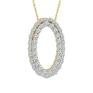 Diamond Fashion Pendant 1.50 ct tw 14k White Gold