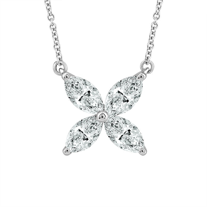 Diamond Fashion Pendant 0.75 ct tw 14k White Gold