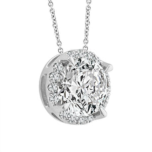 Diamond Fashion Dainty Pendant 1.10 ct tw 14k White Gold