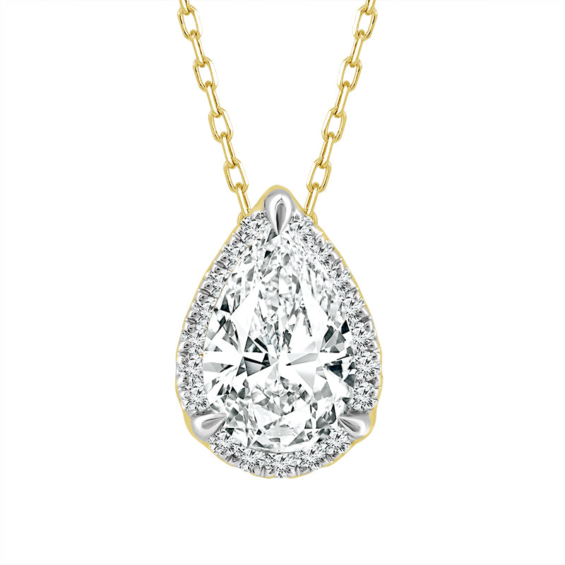 Diamond Fashion Dainty Pendant 0.75 ct tw 14k White Gold