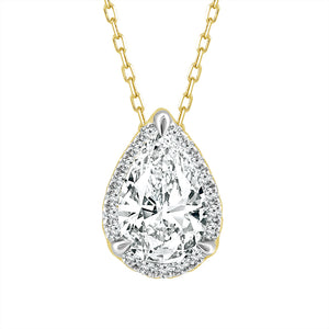 Diamond Fashion Dainty Pendant 0.75 ct tw 14k White Gold