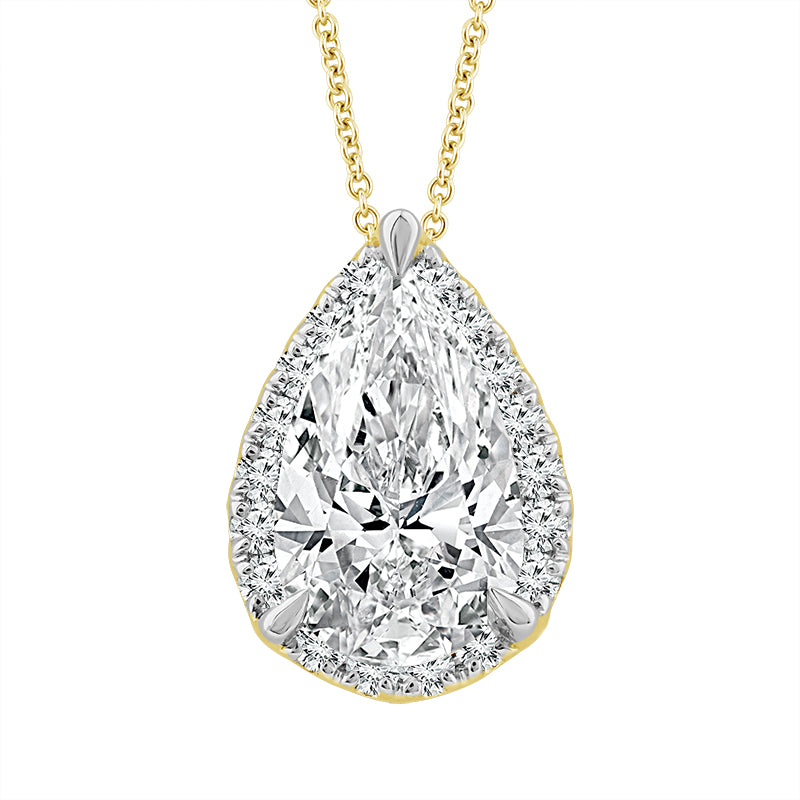 Diamond Fashion Dainty Pendant 1.10 ct tw 14k White Gold
