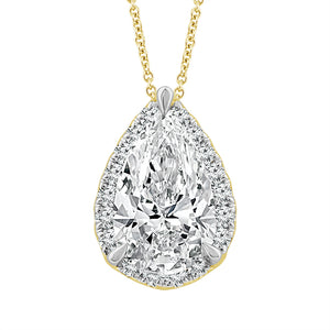 Diamond Fashion Dainty Pendant 1.10 ct tw 14k White Gold