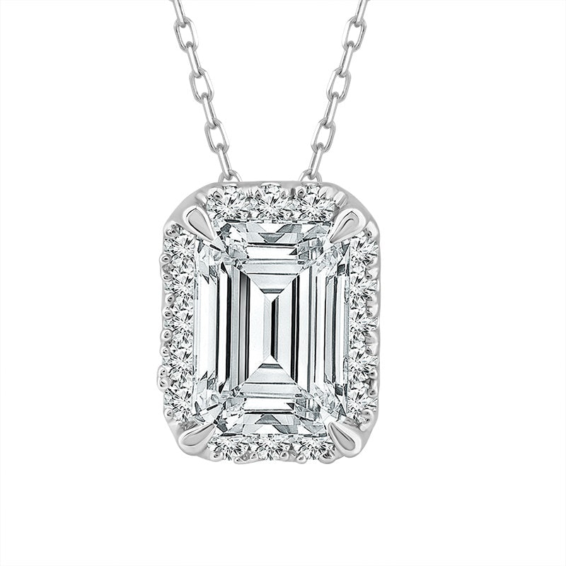 Diamond Fashion Dainty Pendant 0.75 ct tw 14k White Gold