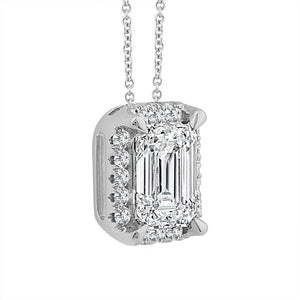 Diamond Fashion Dainty Pendant 1.10 ct tw 14k White Gold