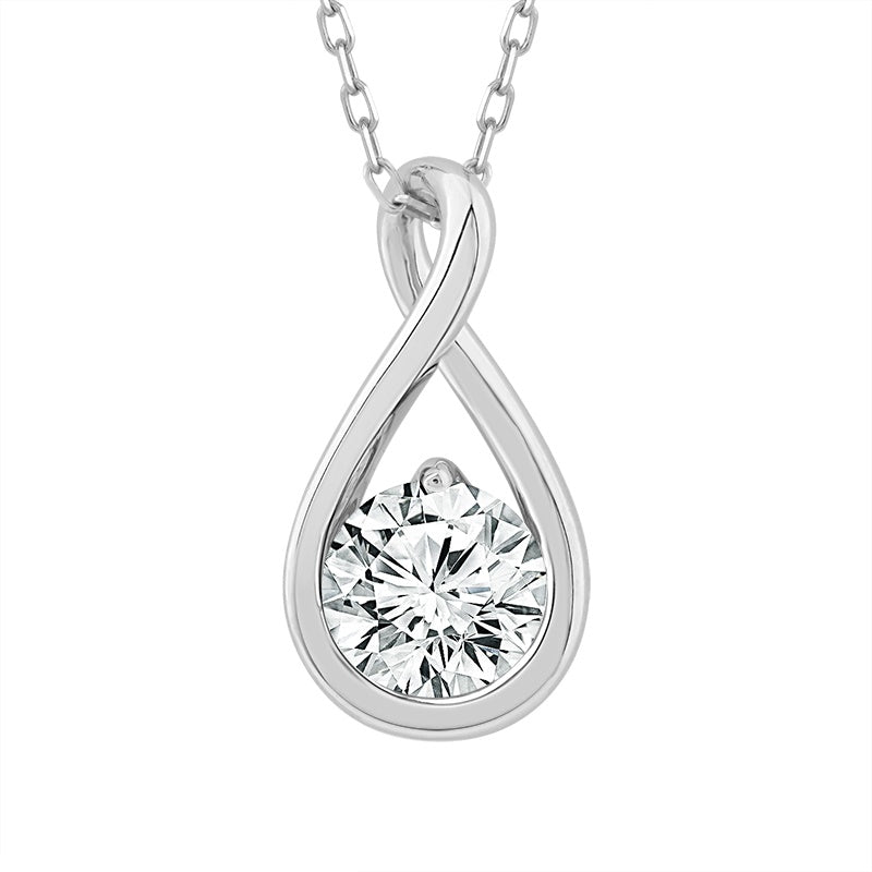 Diamond Fashion Pendant 1.00 ct tw 14k White Gold