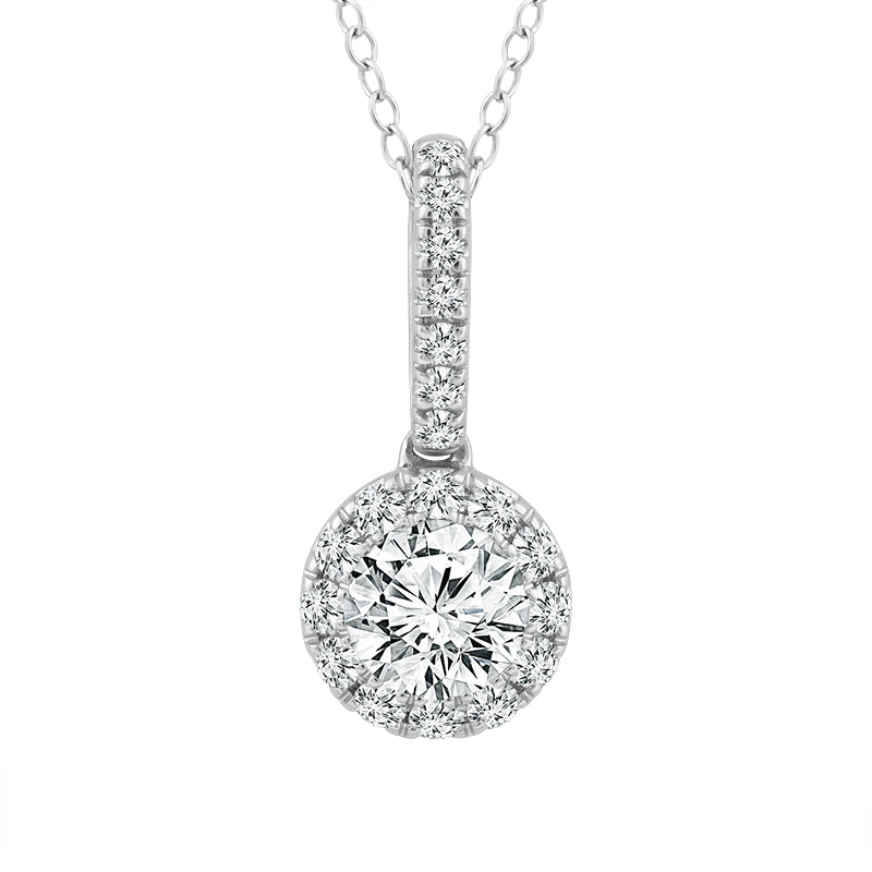Diamond Fashion Pendant 1 ct tw 14k White Gold