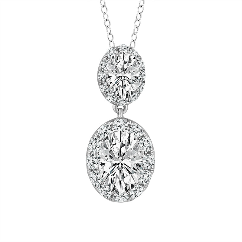 Diamond Fashion Pendant 0.90 ct tw 14k White Gold
