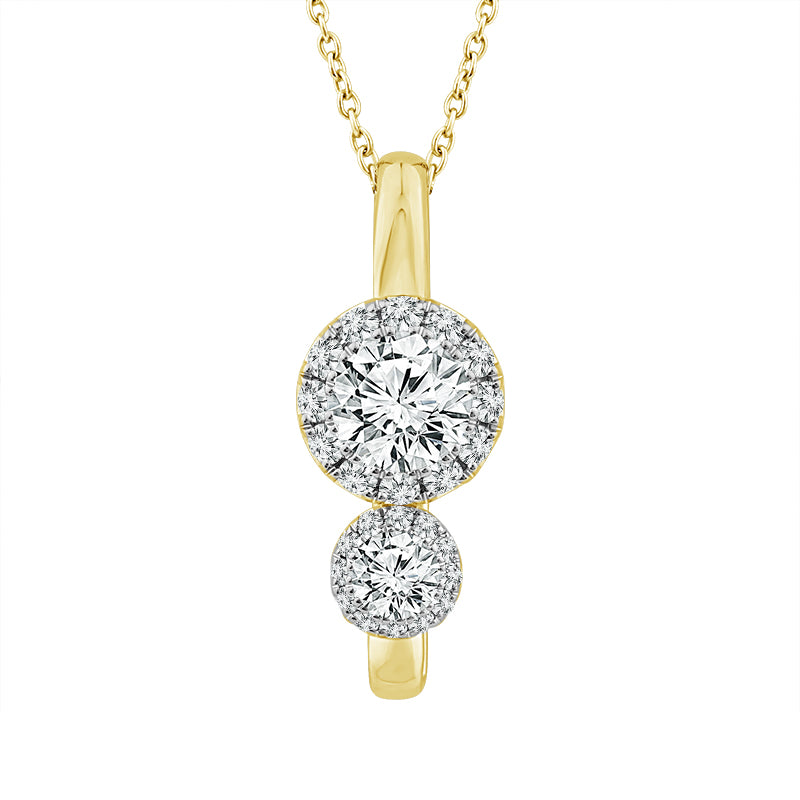 Diamond Fashion Pendant 1.75 ct tw 14k White Gold
