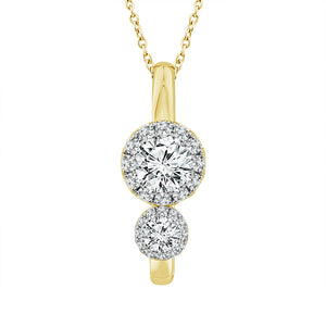 Diamond Fashion Pendant 1.75 ct tw 14k White Gold