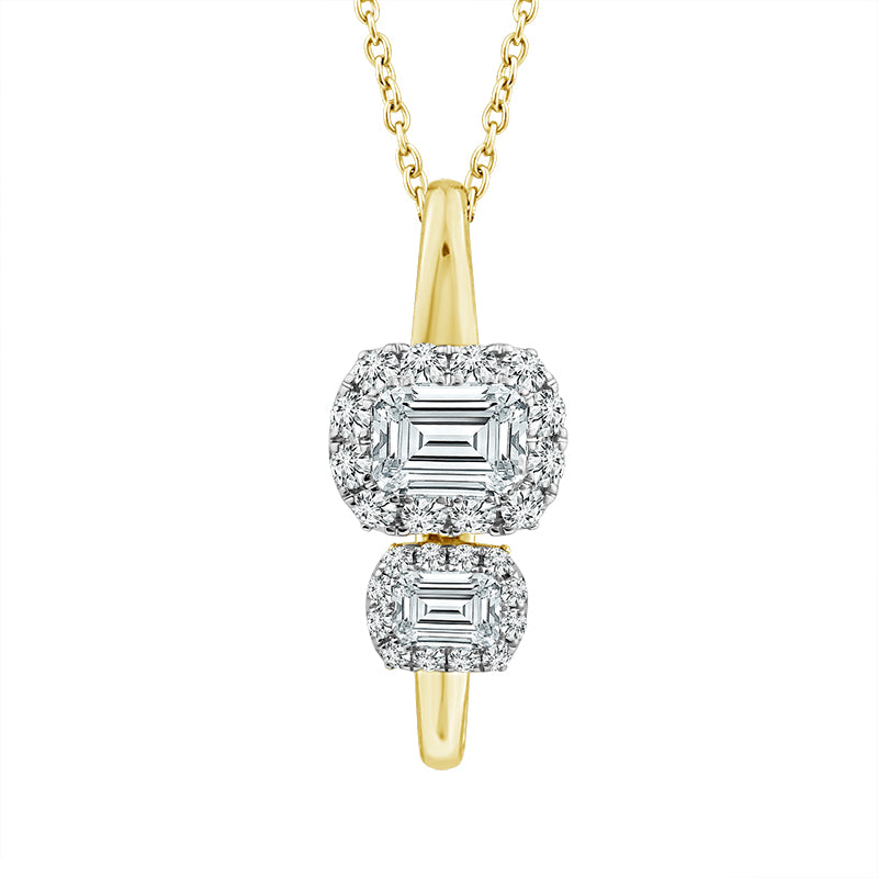 Diamond Fashion Pendant 1.75 ct tw 14k White Gold