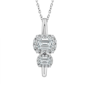 Diamond Fashion Pendant 1.75 ct tw 14k White Gold