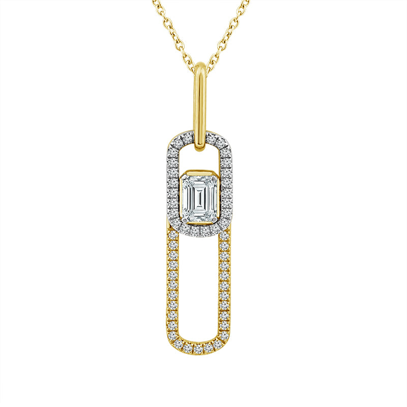 Diamond Fashion Pendant 1.50 ct tw 14k Yellow Gold