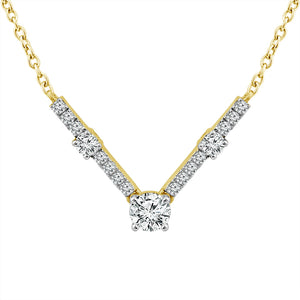 Diamond Fashion Pendant 0.75 ct tw 14k Yellow Gold