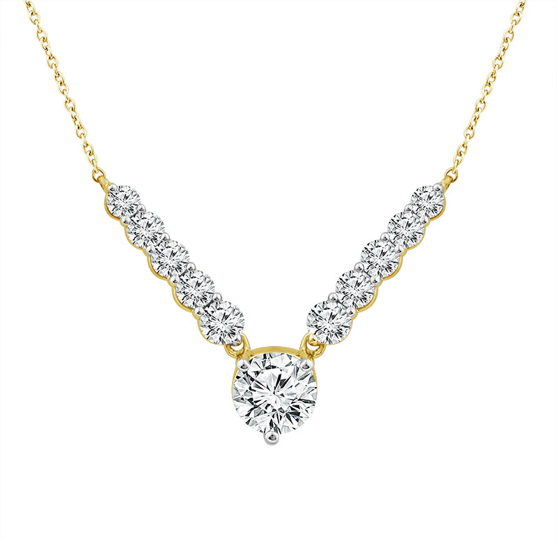 Diamond Fashion Pendant 1.50 ct tw 14k Yellow Gold