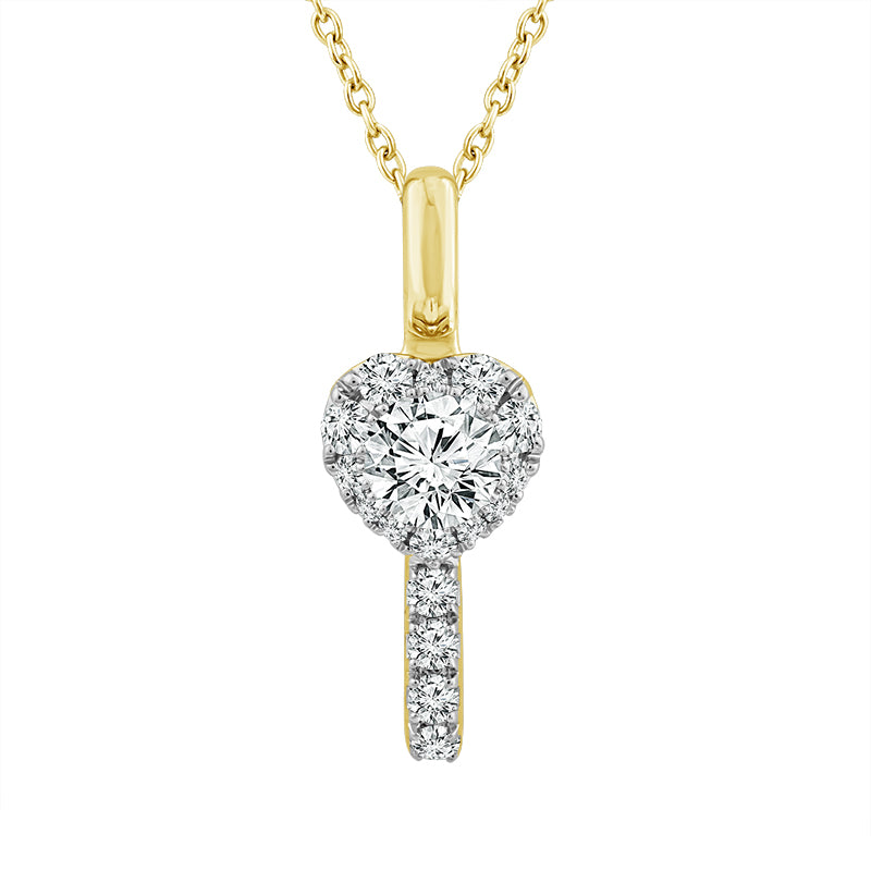 Diamond Fashion Pendant 1 ct tw 14k Yellow Gold
