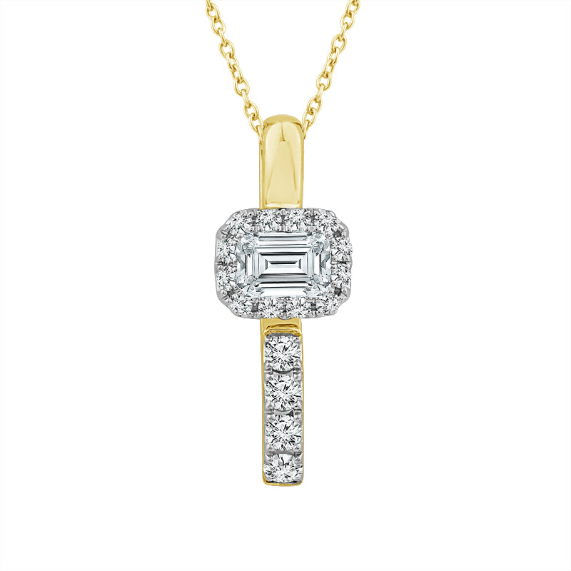 Diamond Fashion Pendant 1 ct tw 14k Yellow Gold