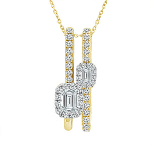 Diamond Fashion Pendant 1.50 ct tw 14k White Gold
