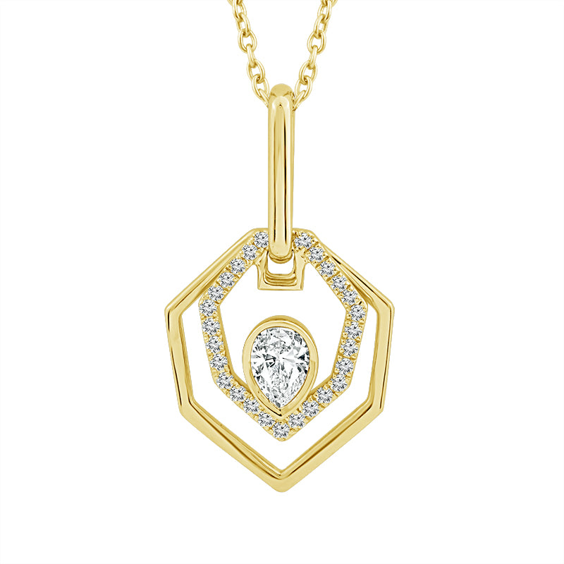 Diamond Fashion Pendant 0.50 ct tw 14k White Gold