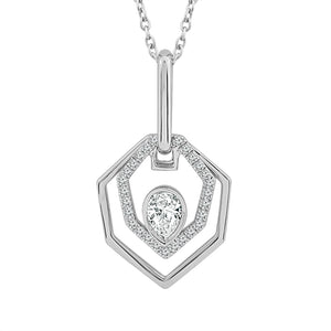 Diamond Fashion Pendant 0.50 ct tw 14k White Gold