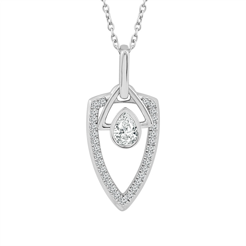 Diamond Fashion Pendant 0.50 ct tw 14k White Gold