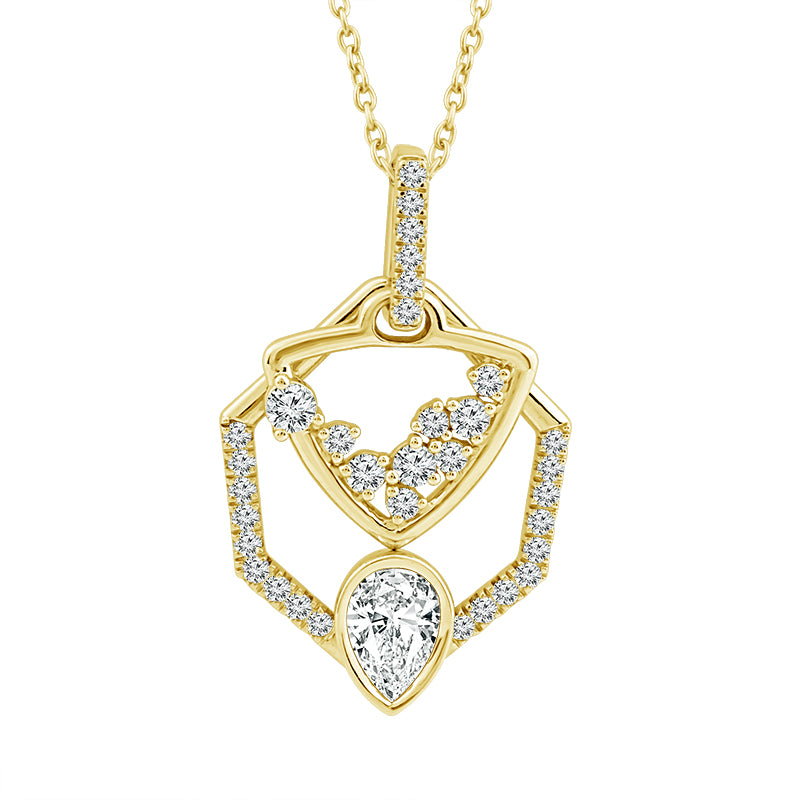 Diamond Fashion Pendant 0.75 ct tw 14k White Gold