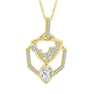 Diamond Fashion Pendant 0.75 ct tw 14k White Gold