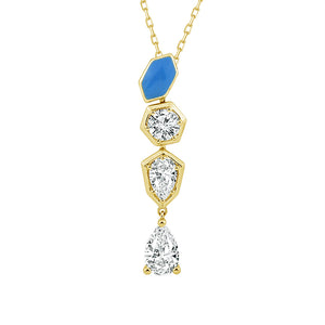 Diamond Fashion Pendant 1.50 ct tw 14k Yellow Gold