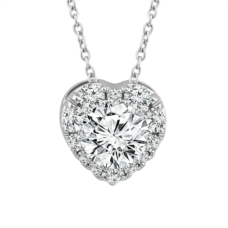 Diamond Fashion Pendant 1.50 ct tw 10k White Gold