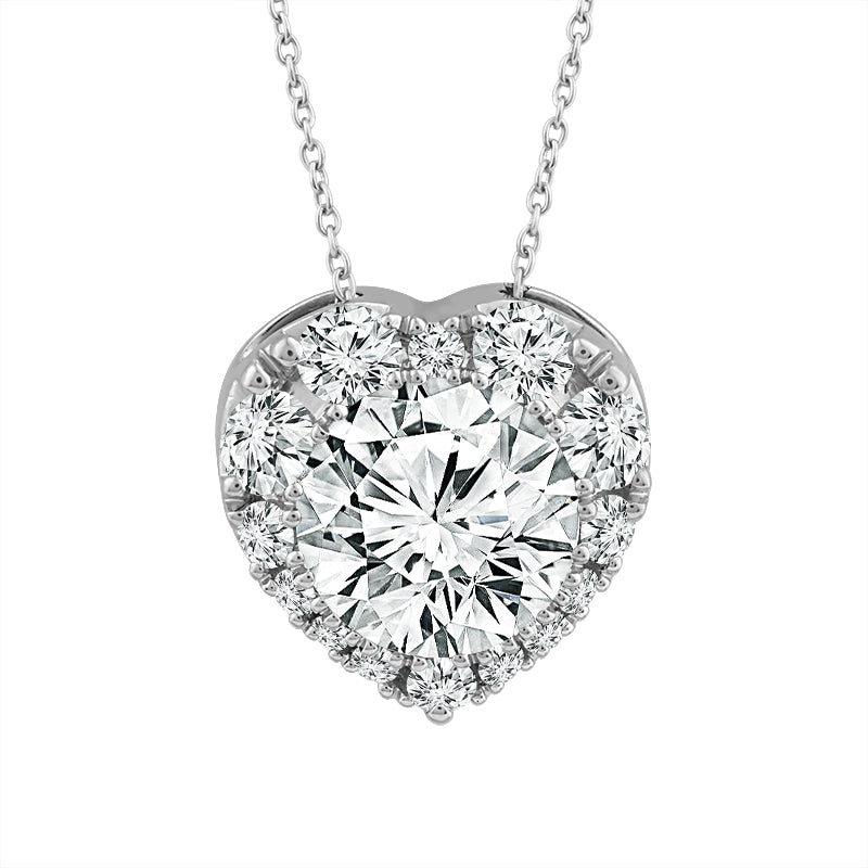 Diamond Fashion Pendant 2 ct tw 14k White Gold