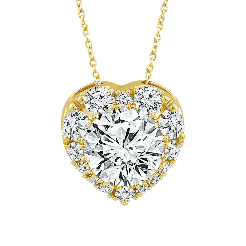 Diamond Fashion Pendant 2 ct tw 14k White Gold