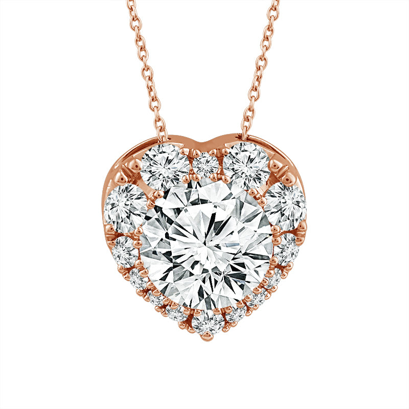 Diamond Fashion Pendant 2 ct tw 14k White Gold
