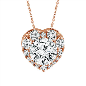 Diamond Fashion Pendant 2 ct tw 14k White Gold