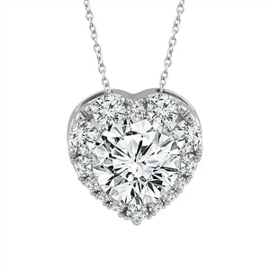 Diamond Fashion Pendant 2 ct tw 14k White Gold