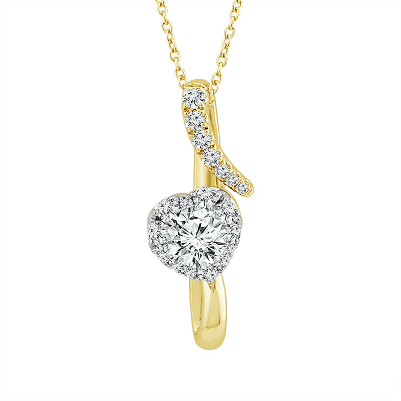 Diamond Fashion Pendant 1 ct tw 14k Yellow Gold