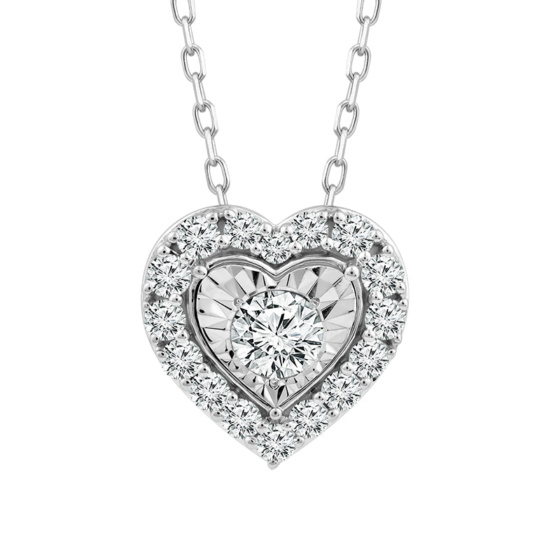 Diamond Fashion Pendant 0.50 ct tw 14k White Gold