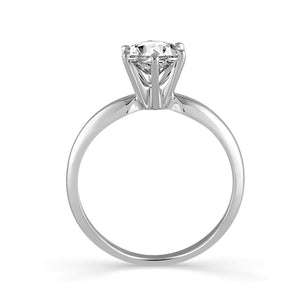 Diamond Solitaire Ring 1 ct tw 14k White Gold