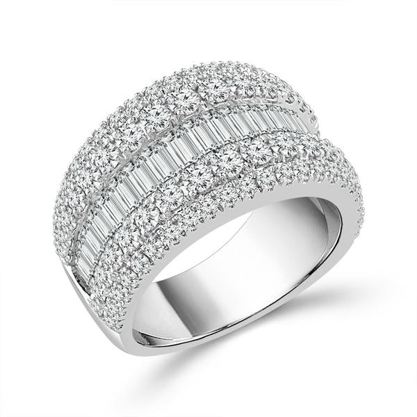 Diamond Band 3 ct tw 14k White Gold