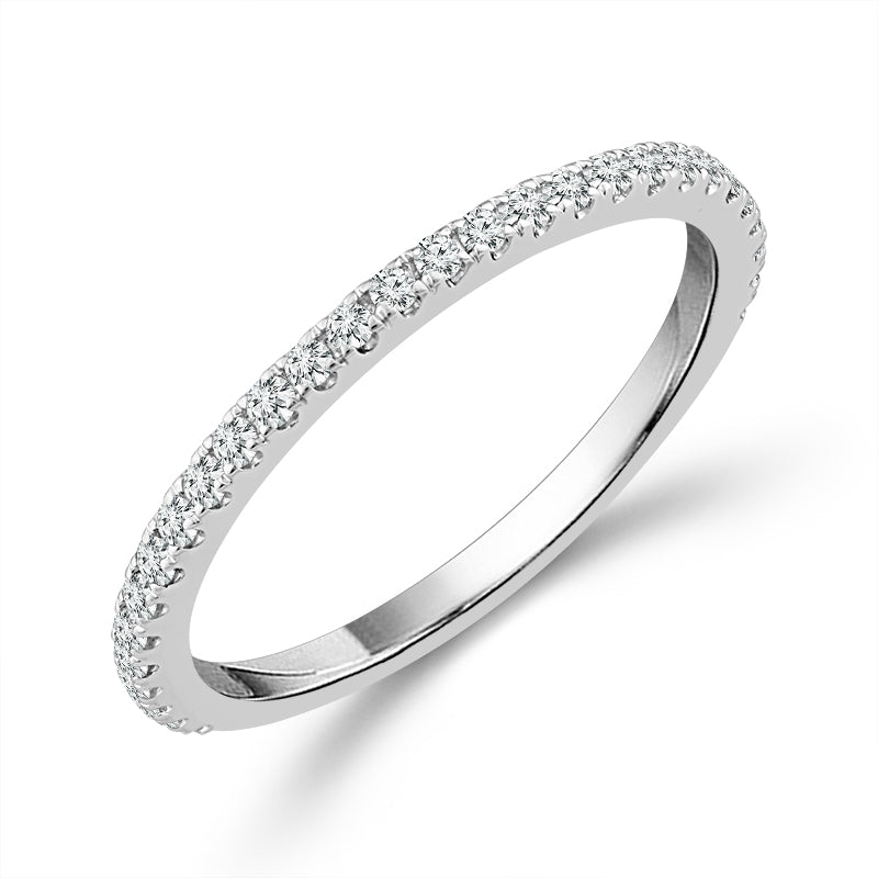 Diamond Bridal Set 0.75 ct tw Center Emerald 14k White Gold