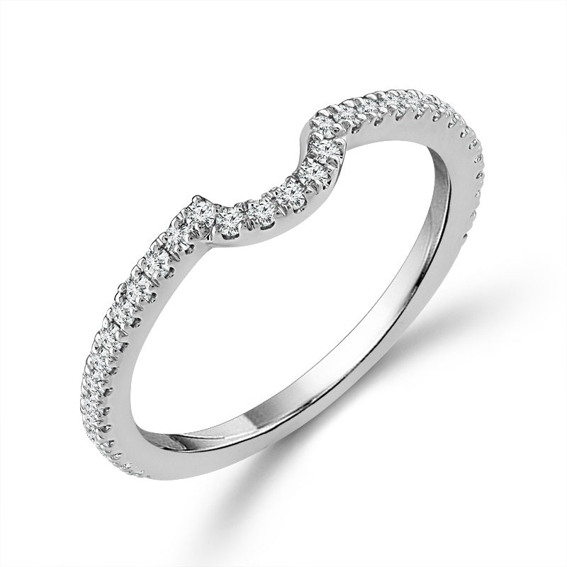 Diamond Band 0.25 ct tw 14k White Gold