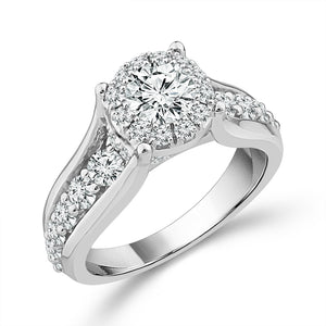 Diamond Bridal Set 2 ct tw 14k White Gold